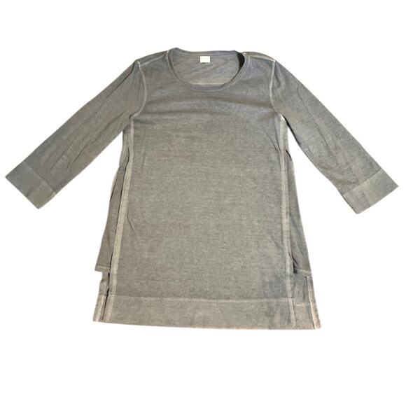 Poetry Hemp & Cotton Longline Tunic Top – Sage Green Size US 6 Coastal Lagenlook - Picture 1 of 7